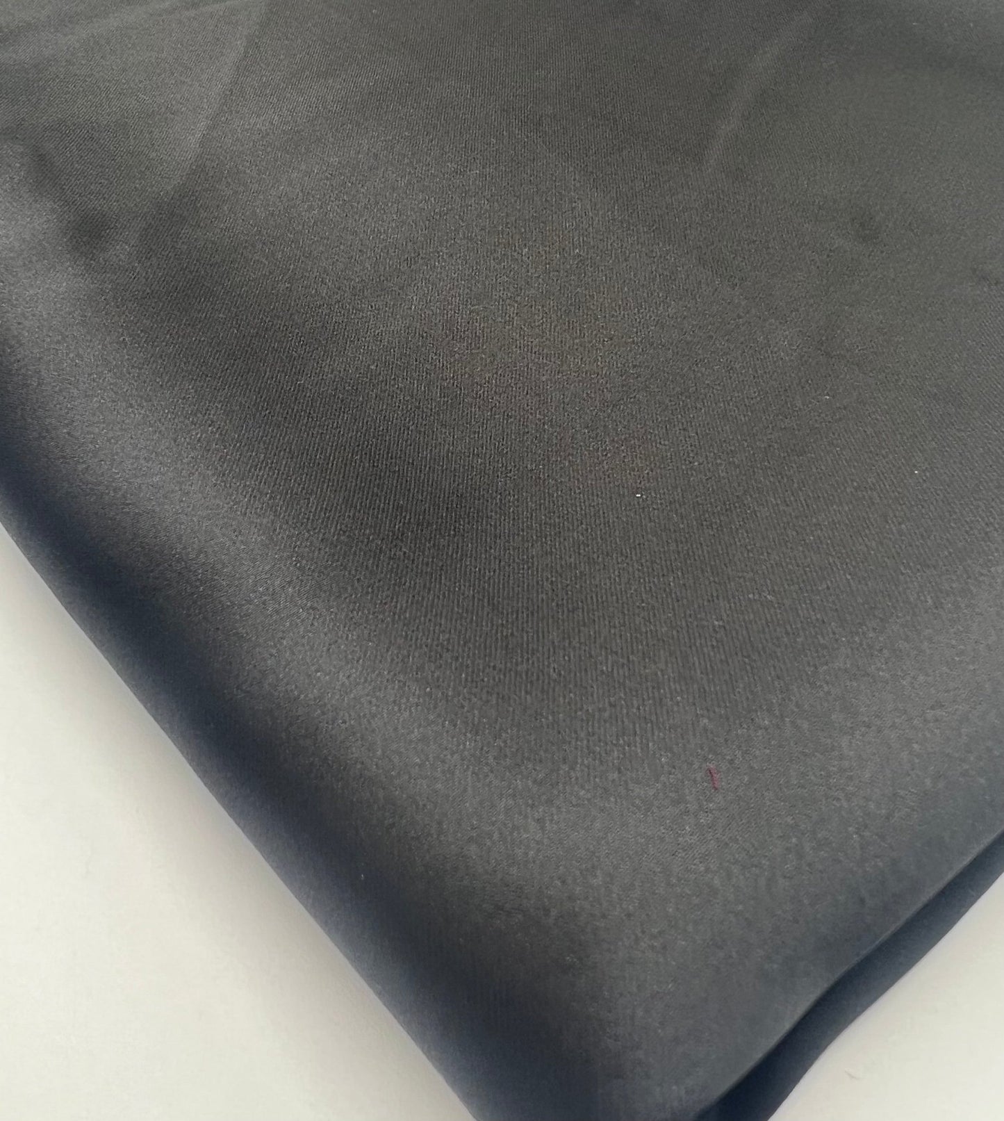 Black Satin Dress Craft Non Stretch Fabric - T9 Fabrics