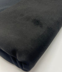 Black Scuba Suede Jersey Fabric 280GSM 2 Way Stretch - T9 Fabrics
