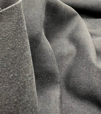 Black Scuba Suede Jersey Fabric 280GSM 2 Way Stretch - T9 Fabrics