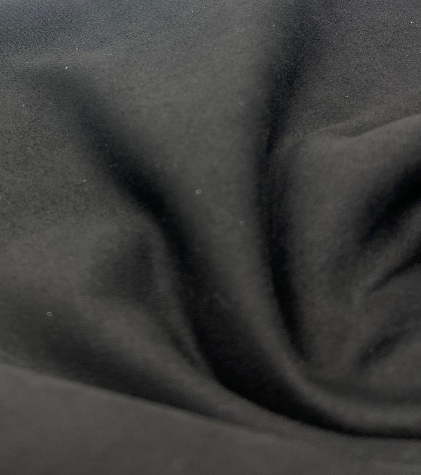 Black Scuba Suede Jersey Fabric 280GSM 2 Way Stretch - T9 Fabrics