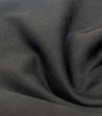 Black Scuba Suede Jersey Fabric 280GSM 2 Way Stretch - T9 Fabrics