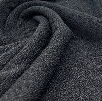 Black Shimmer Lurex Fabric - T9 Fabrics