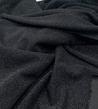 Black Shimmer Lurex Fabric - T9 Fabrics