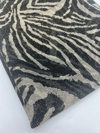 Black Stone Gold Animal Soft Mesh Fabric Stretch - T9 Fabrics