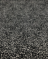 Black Stone Pebble Print Viscose Elastane 4 Way Stretch Fabric - T9 Fabrics