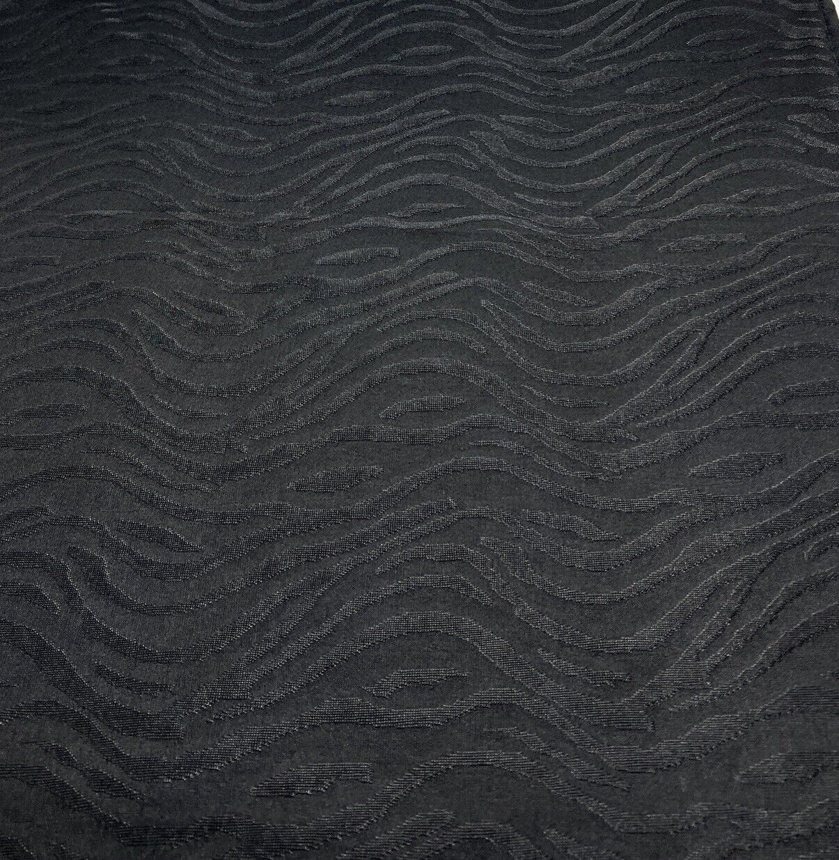 Black Zebra Stretch Fabric - T9 Fabrics