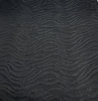 Black Zebra Stretch Fabric - T9 Fabrics