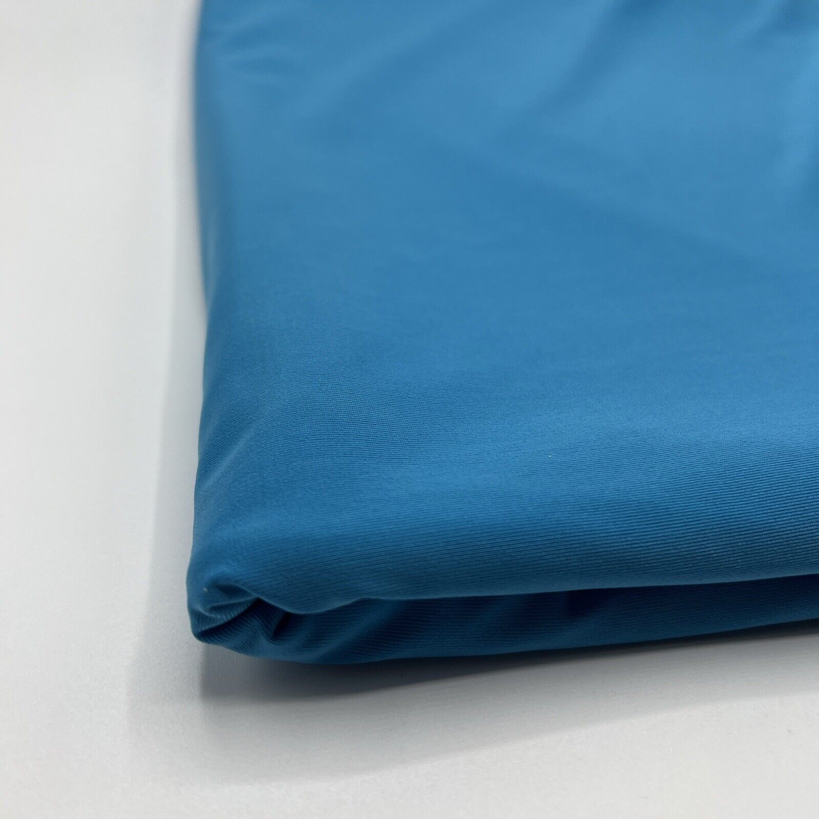 Blue Plain Soft Touch Stretch Fabric - T9 Fabrics