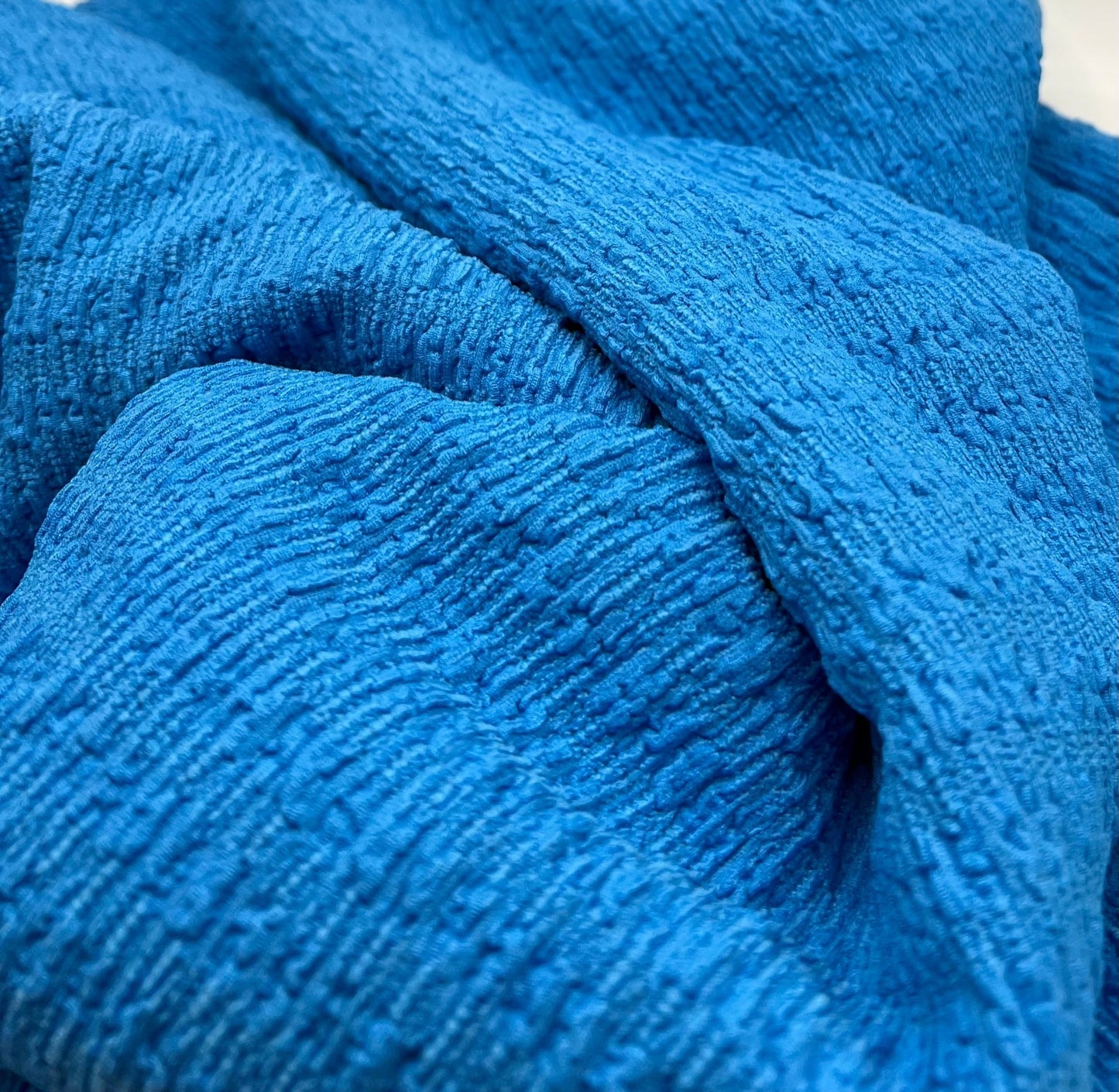 Blue Popcorn 2 Way Stretch Fabric - T9 Fabrics