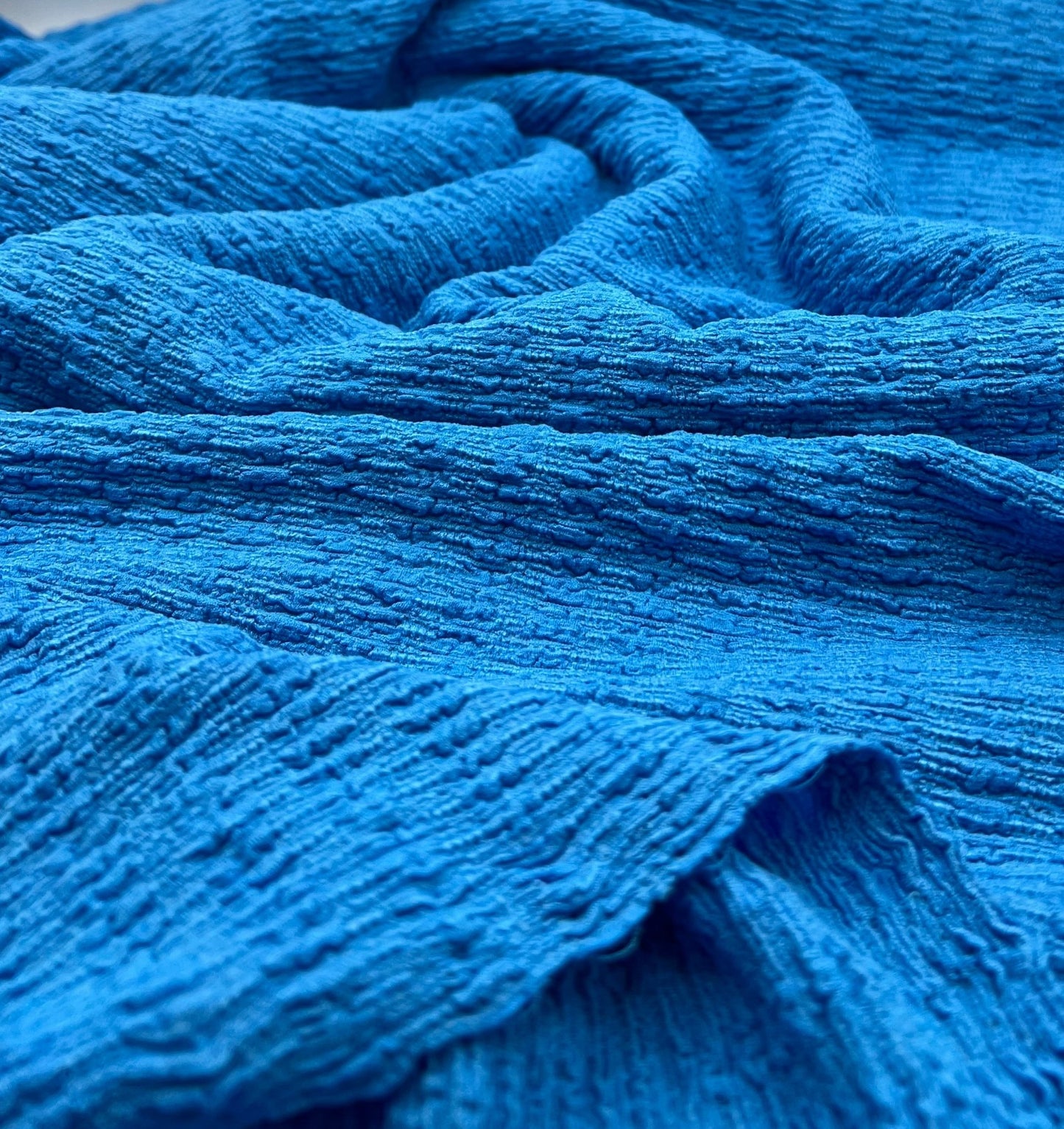 Blue Popcorn 2 Way Stretch Fabric - T9 Fabrics