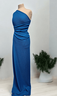 Blue Popcorn 2 Way Stretch Fabric - T9 Fabrics