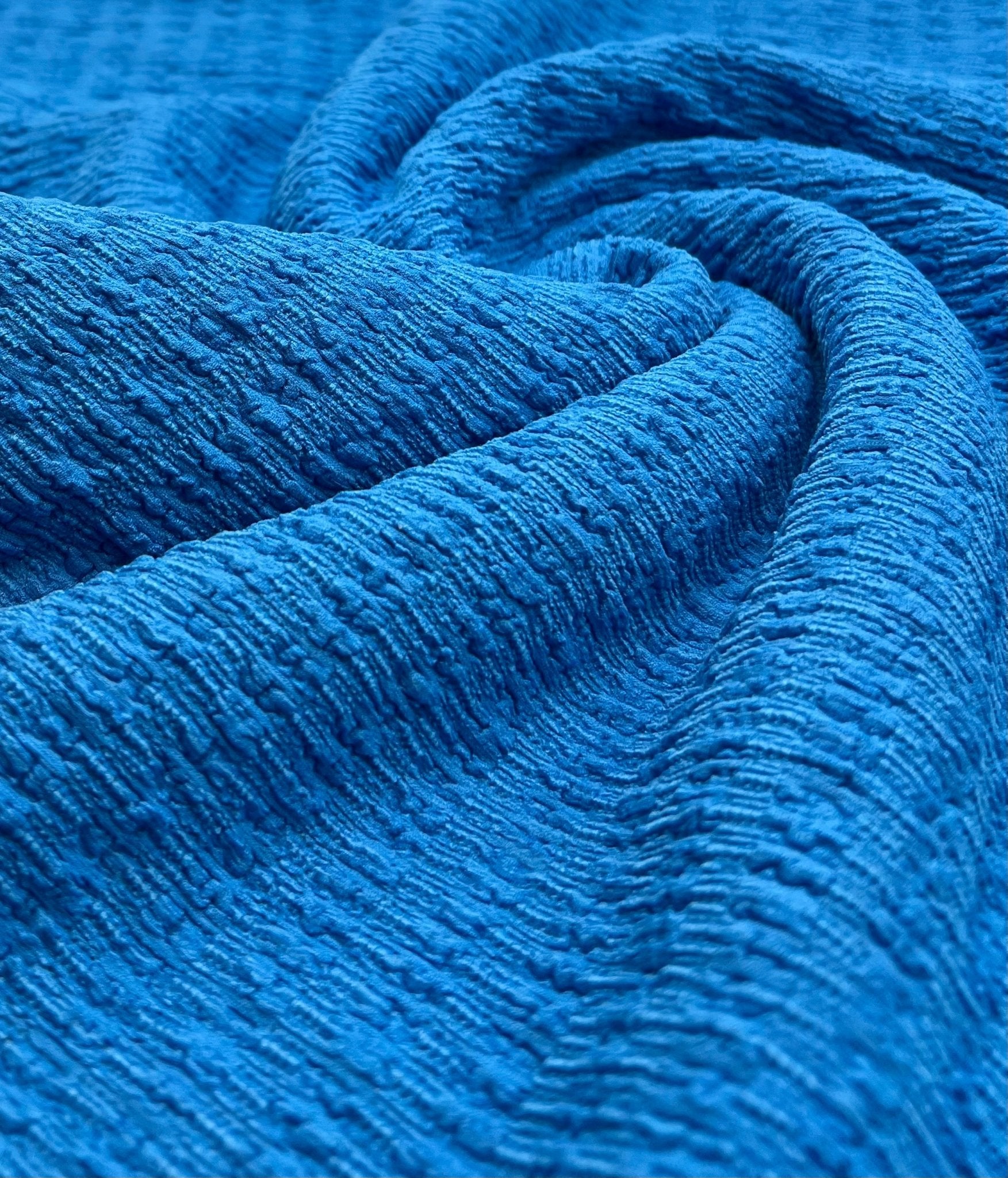 Blue Popcorn 2 Way Stretch Fabric - T9 Fabrics