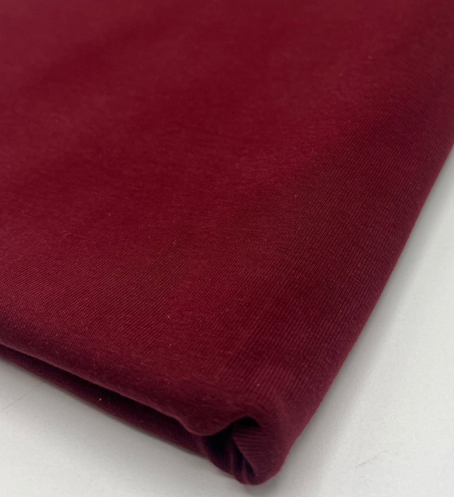 Bordeaux Cotton Stretch Jersey 240 GSM 92/8 Lycra 4 Way Stretch - T9 Fabrics