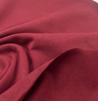 Bordeaux Cotton Stretch Jersey 240 GSM 92/8 Lycra 4 Way Stretch - T9 Fabrics