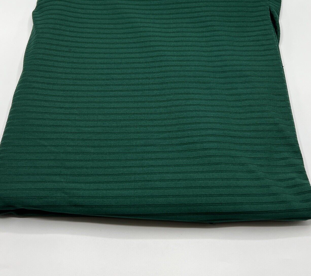 Bottle Green 8x4 Wide Rib Stretch Fabric - T9 Fabrics