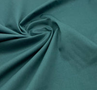Bottle Green Plain Poly Cotton 105 GSM 80/20 44 Inch Non Stretch - T9 Fabrics