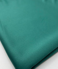 Bottle Green Recycled Satin 160GSM Dress Craft Non Stretch Fabric - T9 Fabrics
