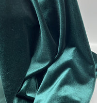 Bottle Green Velour Fabric - T9 Fabrics