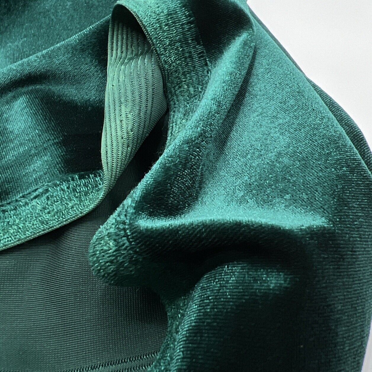 Bottle Green Velour Fabric - T9 Fabrics