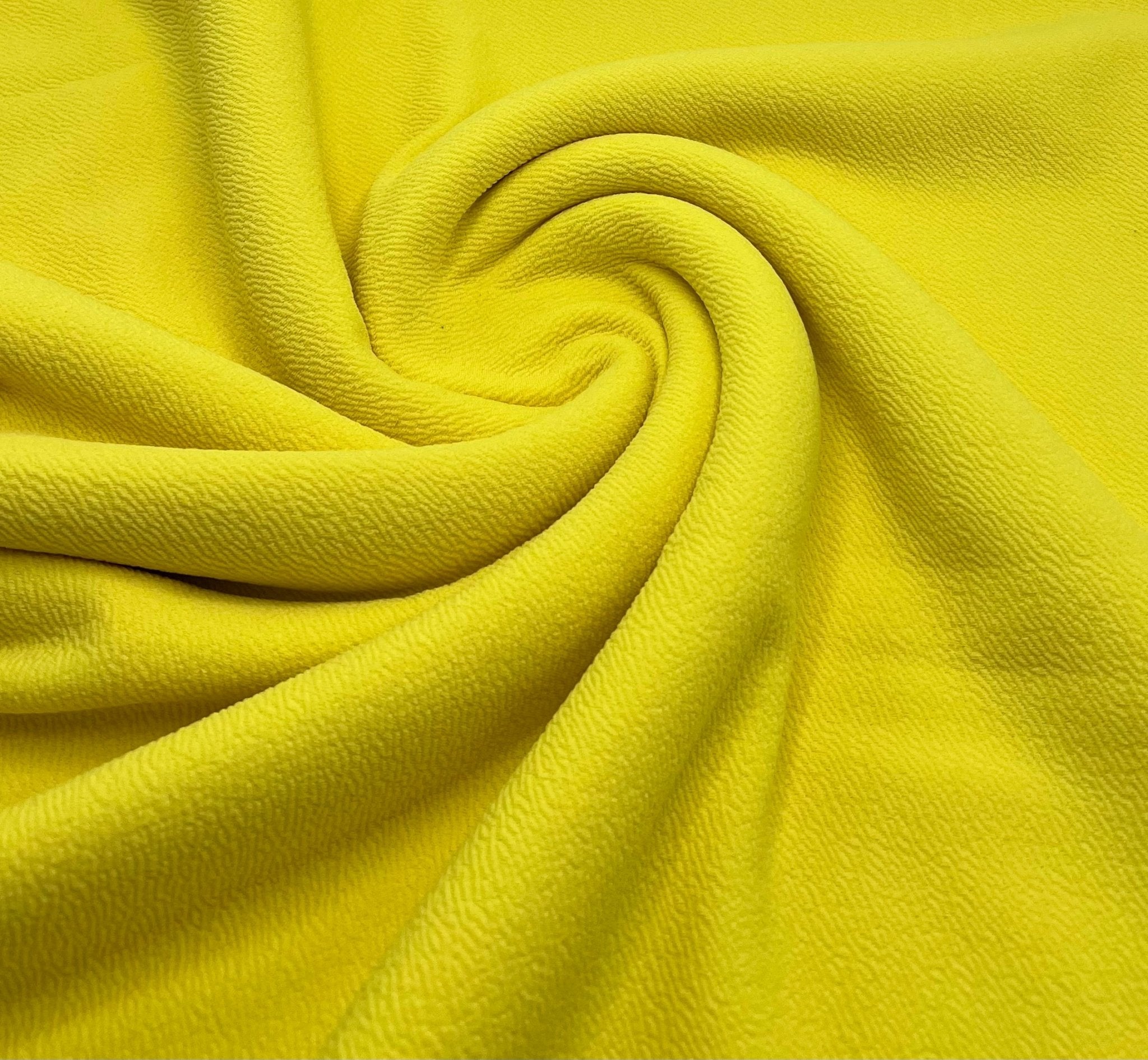 Bright Yellow Liverpool Stretch Fabric - T9 Fabrics