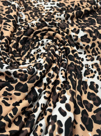 Brown Animal Print ITY Fabric - T9 Fabrics