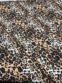 Brown Animal Print ITY Fabric - T9 Fabrics