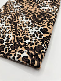 Brown Animal Print ITY Fabric - T9 Fabrics