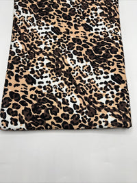 Brown Animal Print ITY Fabric - T9 Fabrics