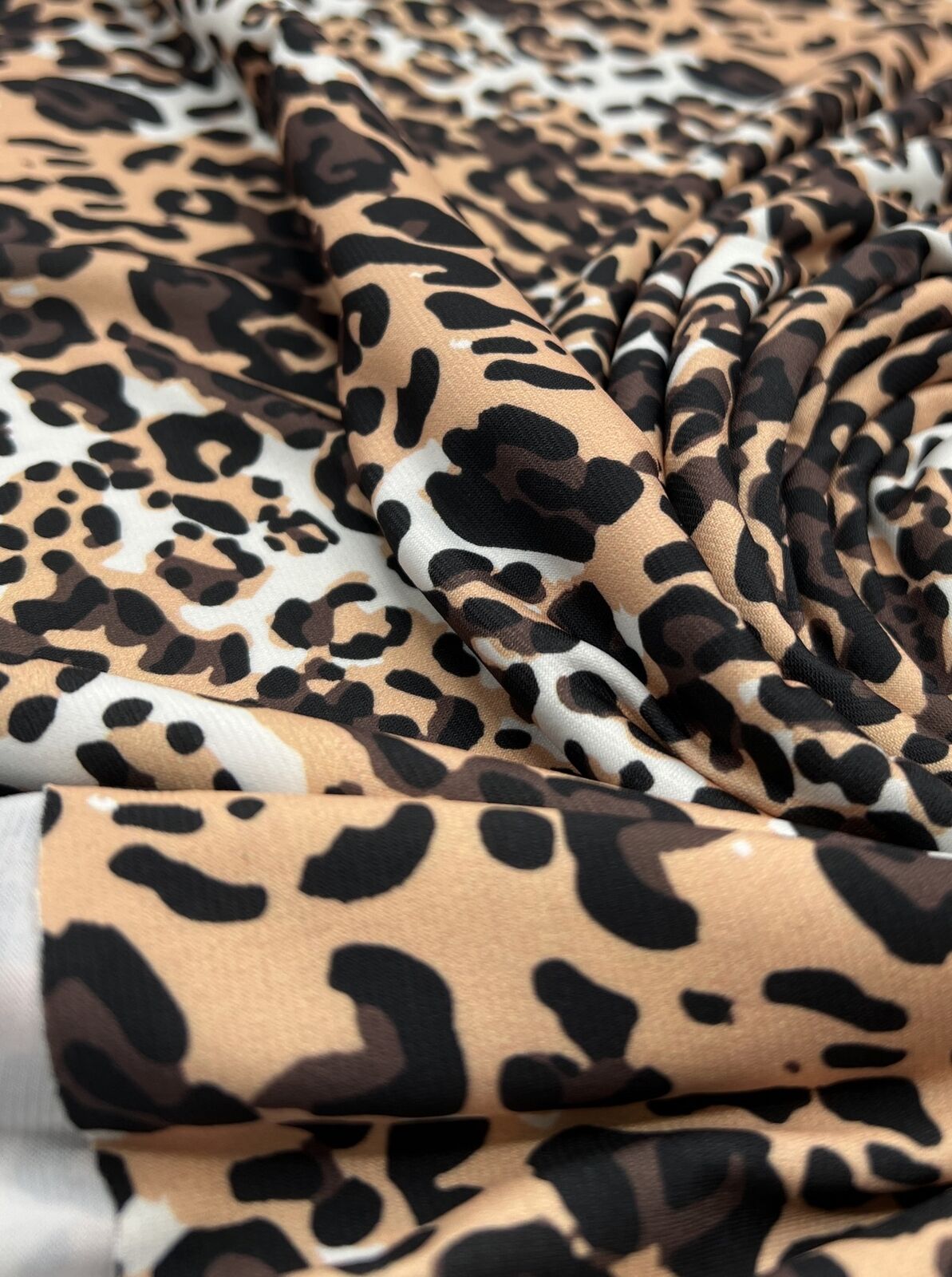 Brown Animal Print ITY Fabric - T9 Fabrics