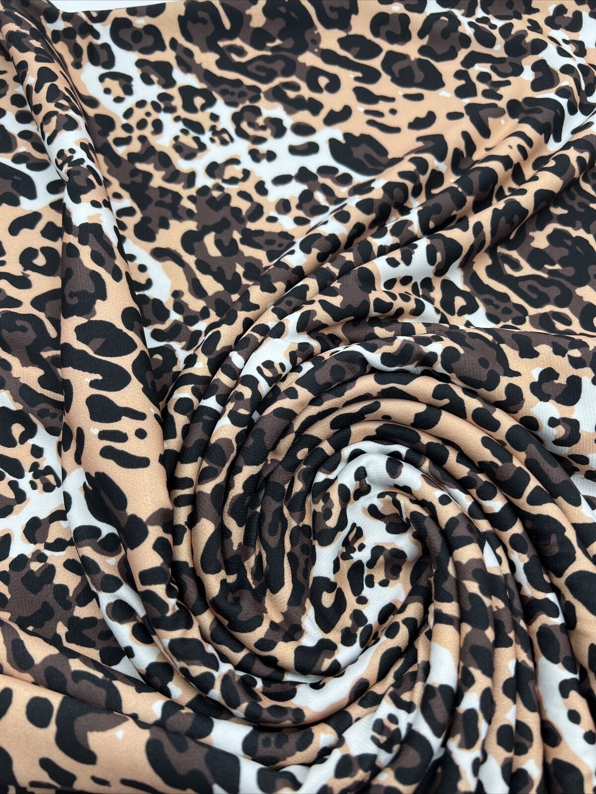 Brown Animal Print ITY Fabric - T9 Fabrics