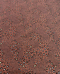 Brown Animal Printed Scuba Crepe Jersey Fabric 4 Way Stretch - T9 Fabrics