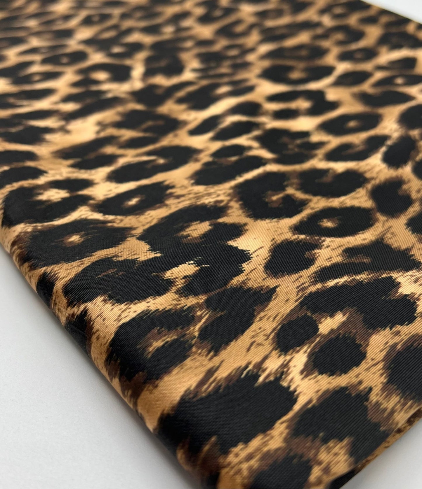 Brown Black Leopard Print Soft Touch 4 Way Stretch Fabric - T9 Fabrics