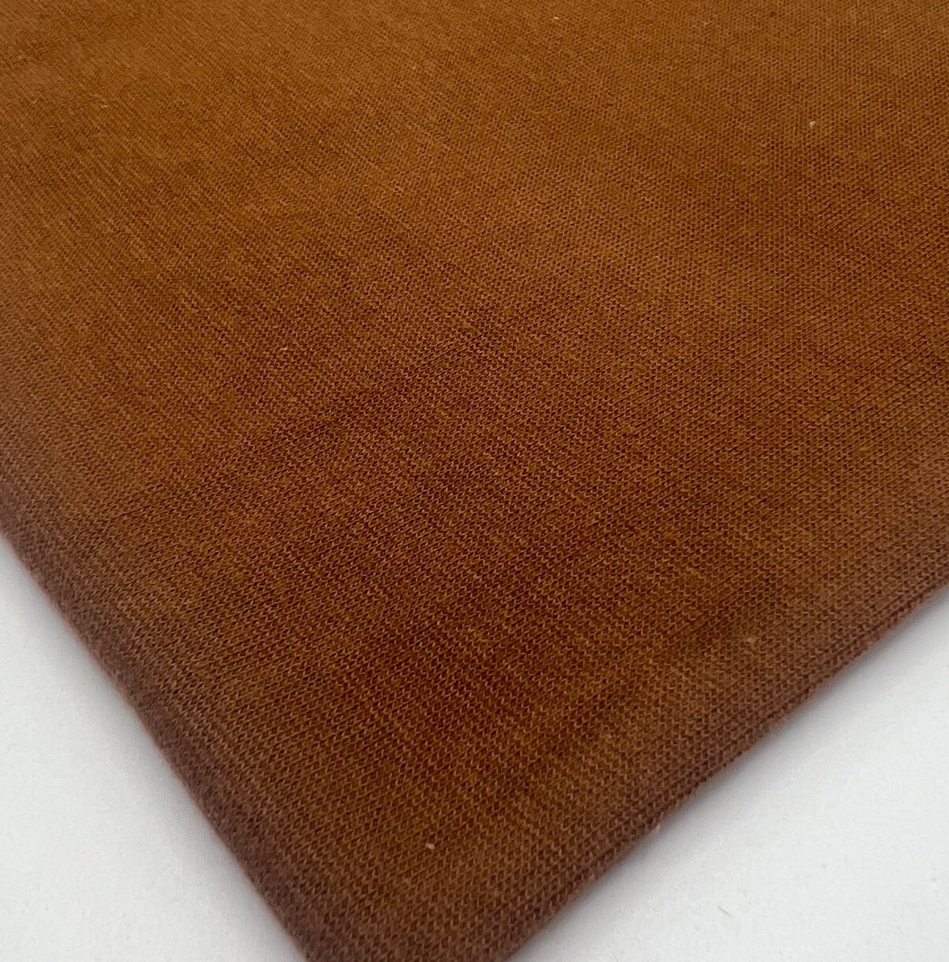 Brown Jersey Cuffing Ribbing Fabric 270 GSM Cotton Knit 70cm Wide - T9 Fabrics