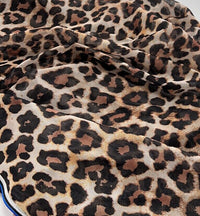 Brown Leopard Mesh Fabric Stretch - T9 Fabrics