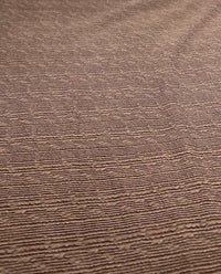 Brown Soft Striped Textured Stretch Fabric - T9 Fabrics