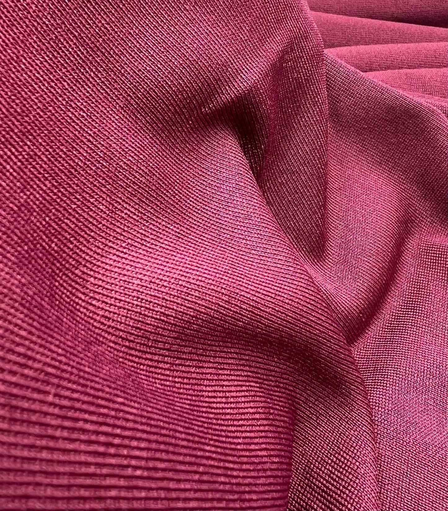 Burgundy Heavy Weight Fine Rib Stretch Fabric 320 GSM - T9 Fabrics