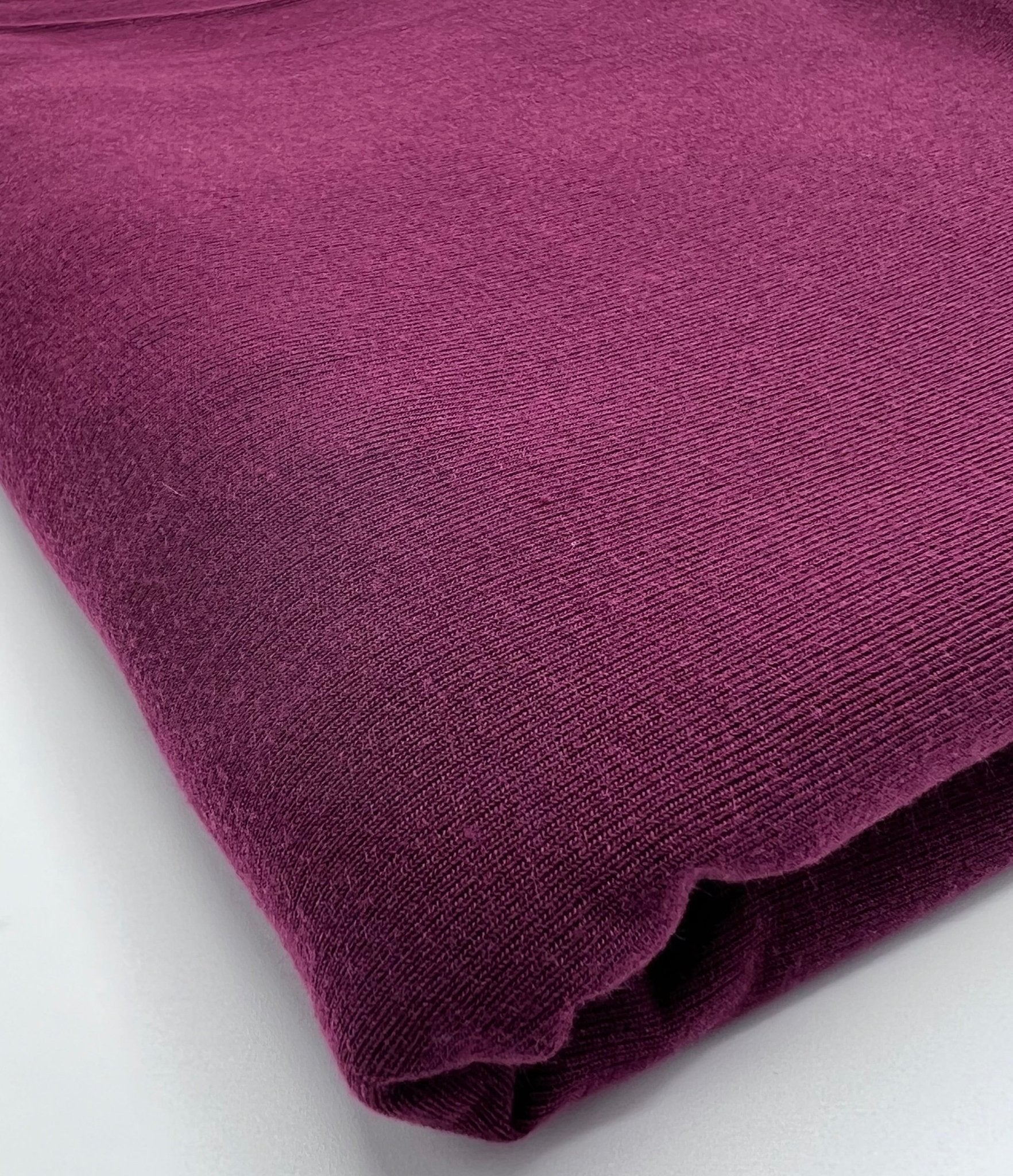 Burgundy Lightweight Melange Knit Stretch Fabric - T9 Fabrics