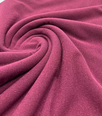 Burgundy Lightweight Melange Knit Stretch Fabric - T9 Fabrics