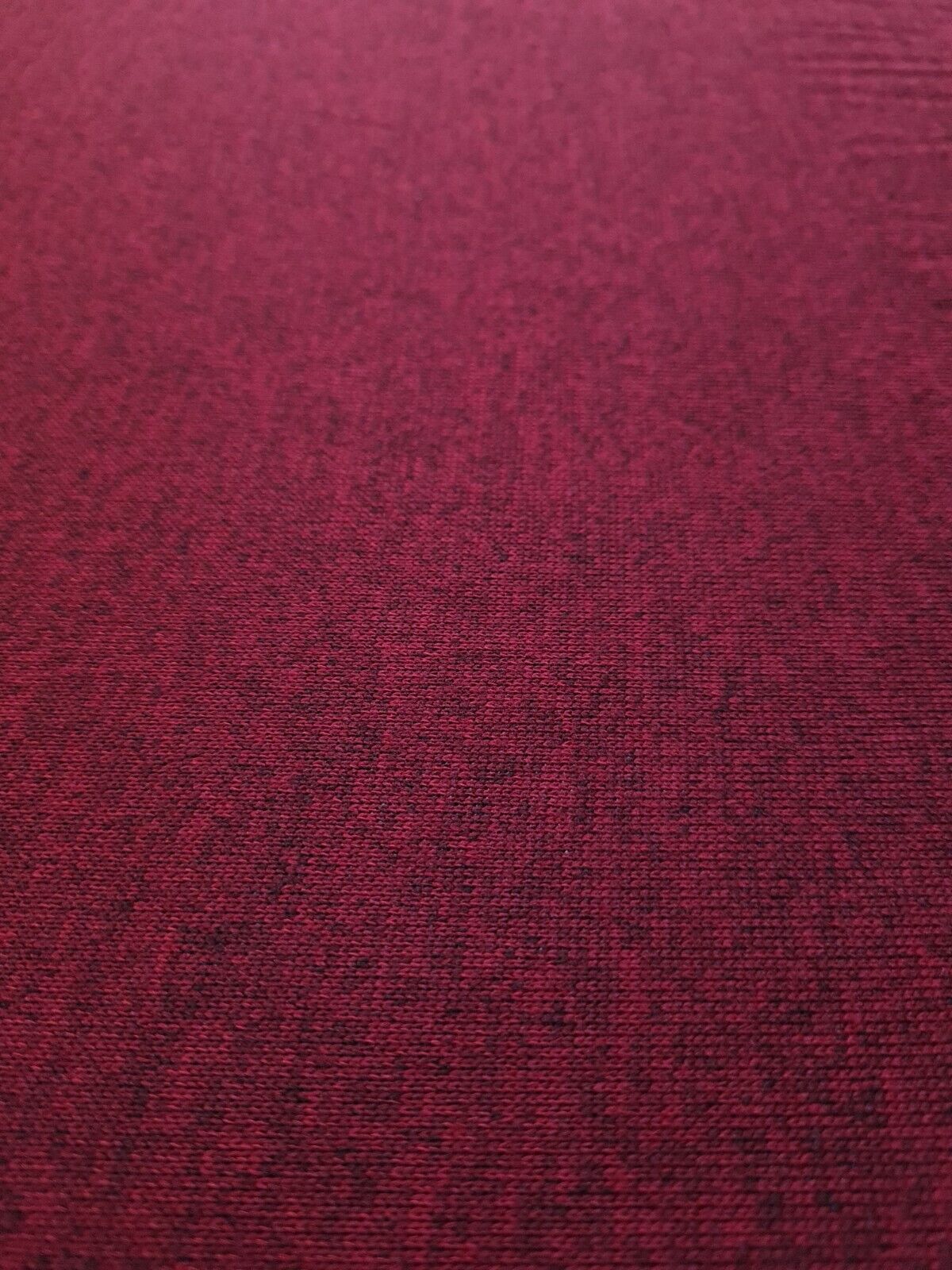 Burgundy Melange Knit Stretch Fabric - T9 Fabrics