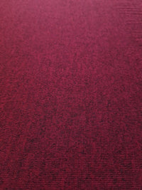 Burgundy Melange Knit Stretch Fabric - T9 Fabrics