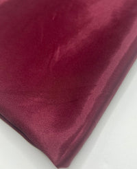 Burgundy Satin Dress Craft Non Stretch Fabric - T9 Fabrics