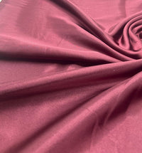 Burgundy Satin Dress Craft Non Stretch Fabric - T9 Fabrics