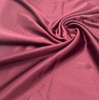 Burgundy Satin Dress Craft Non Stretch Fabric - T9 Fabrics