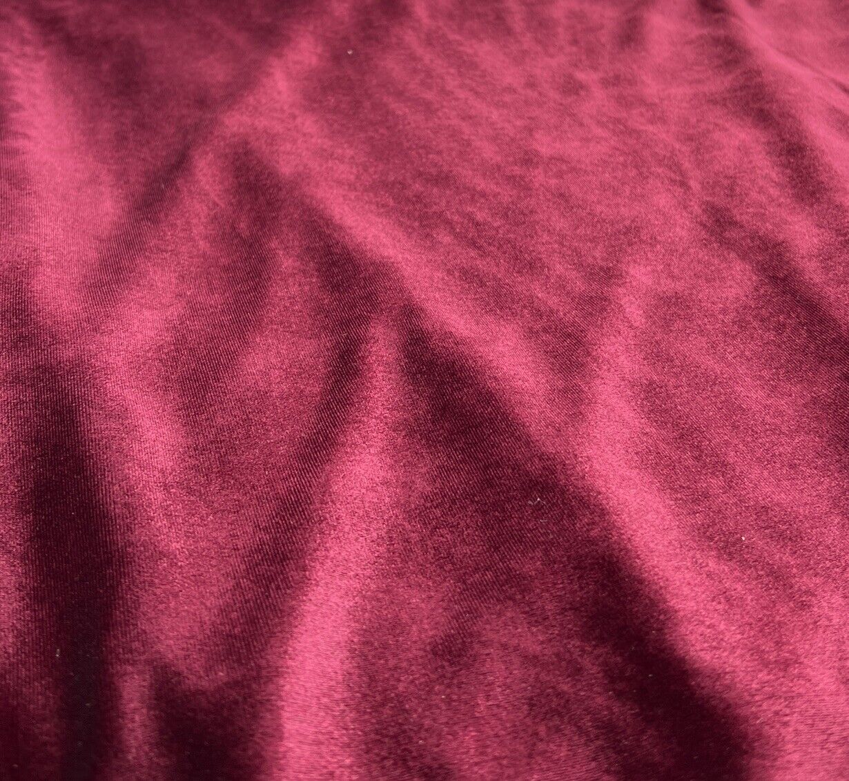 Burgundy Velour Fabric - T9 Fabrics