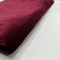 Burgundy Velour Fabric - T9 Fabrics