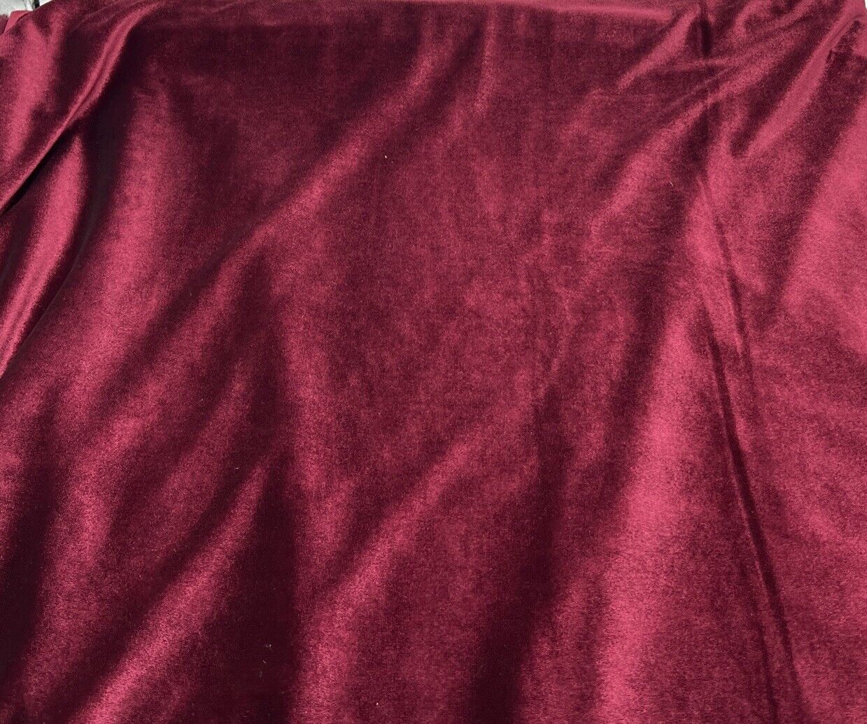 Burgundy Velour Fabric - T9 Fabrics