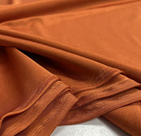 Burnt Orange Swimwear / Sportswear Fabric - T9 Fabrics