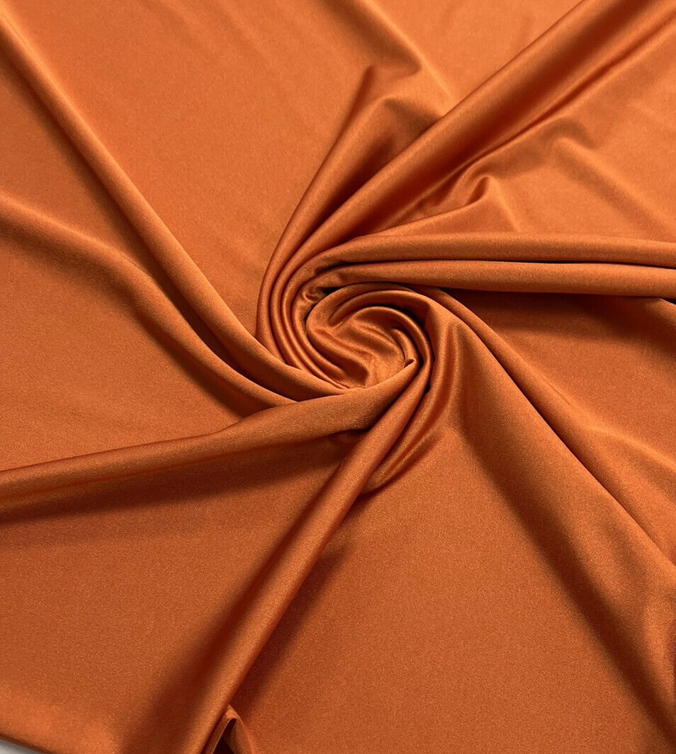 Burnt Orange Swimwear / Sportswear Fabric - T9 Fabrics