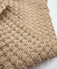 Camel Crochet Stretch Fabric - T9 Fabrics