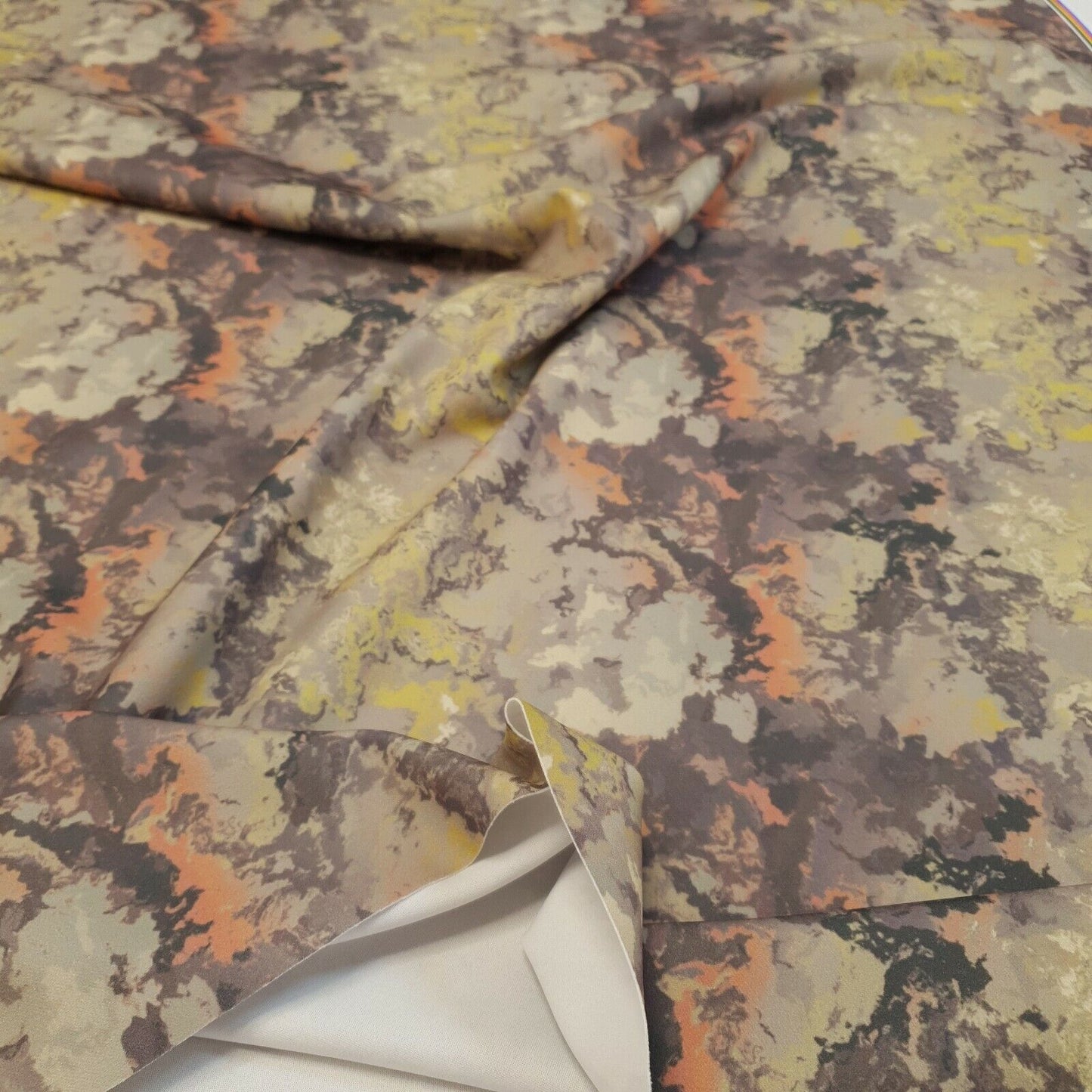 Camouflage Printed Scuba Crepe Jersey Fabric 4 Way Stretch - T9 Fabrics